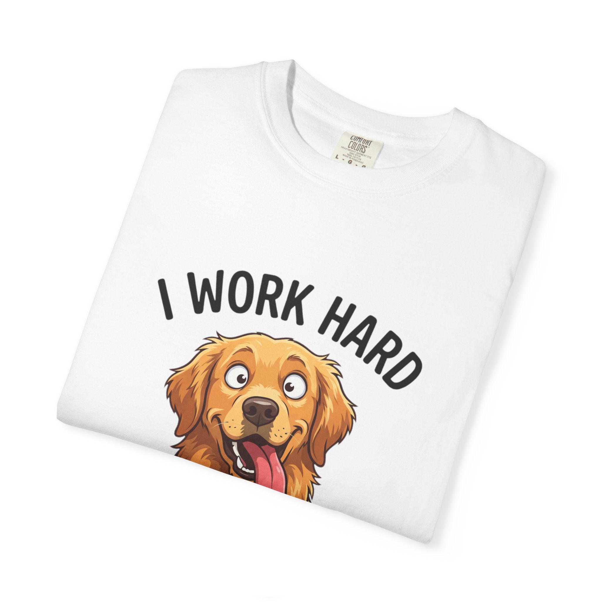 Golden Retriever T-Shirt - "I Work Hard So My Golden Retriever Can Have a Better Life" Cute Dog Lover Tee